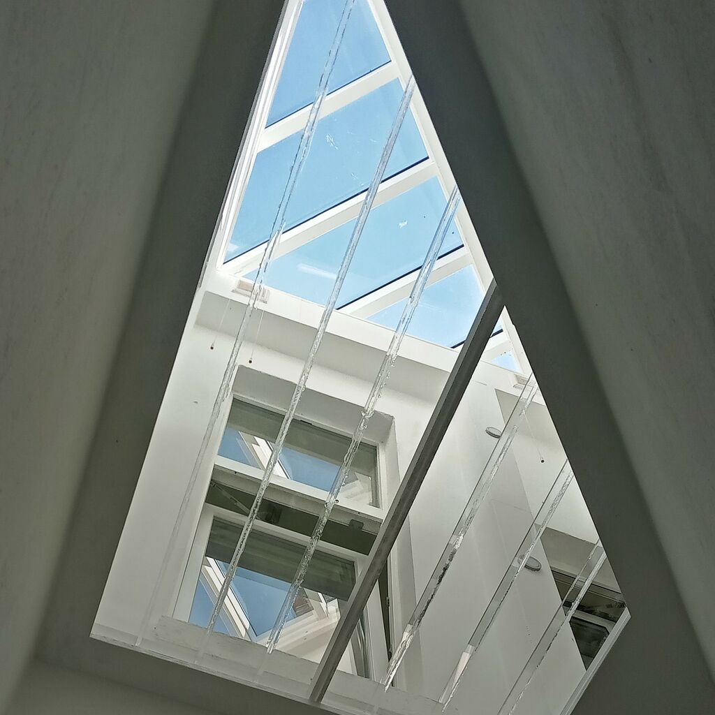 Lichtstraat van plexiglas