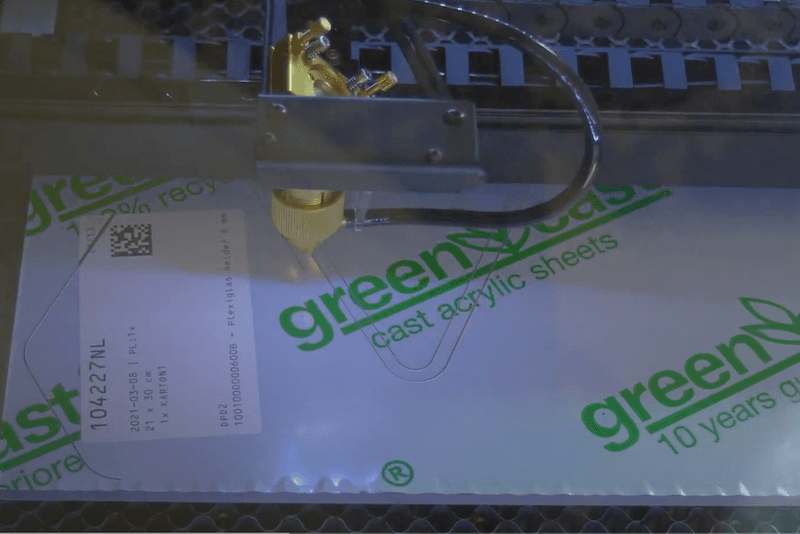 mal maken voor epoxy plexiglas laseren