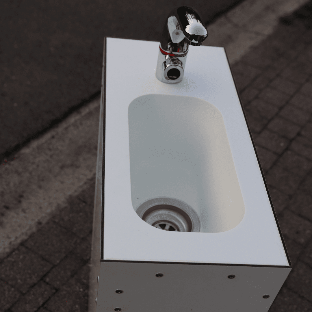 mobilewas tafel zijkant