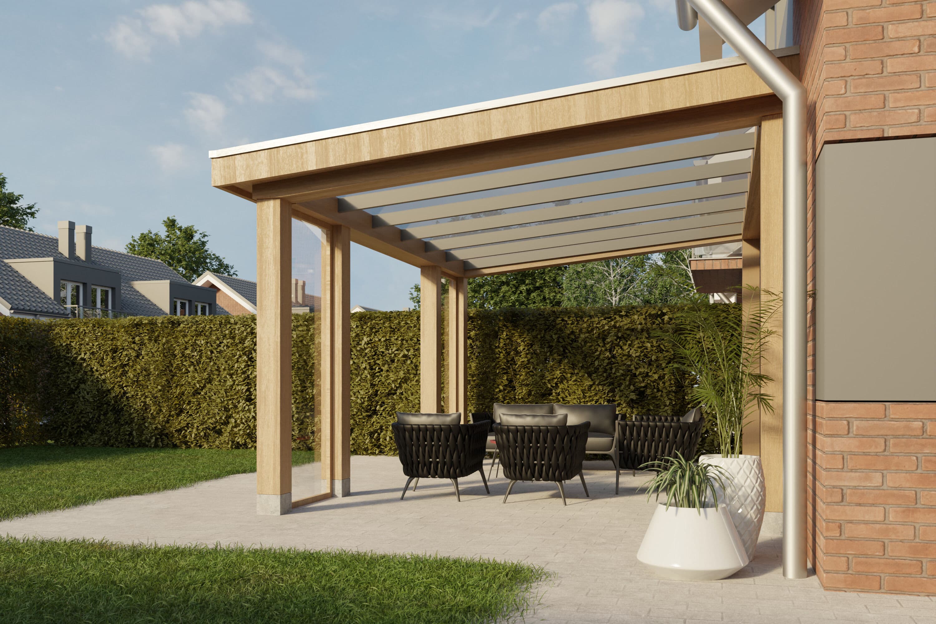 Windscherm veranda