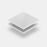 Assortiment plexiglas opaalwit