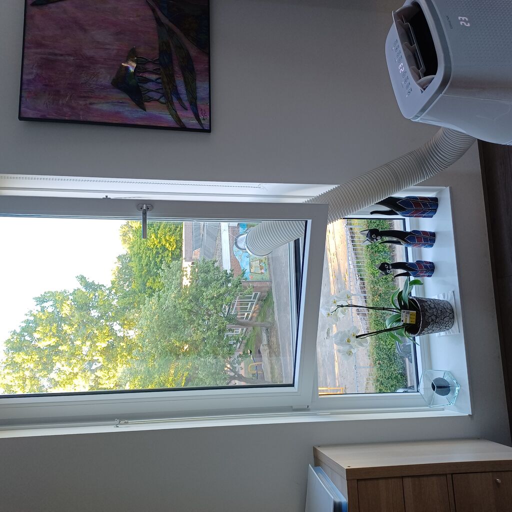 Raamafdichting voor mobiele airco