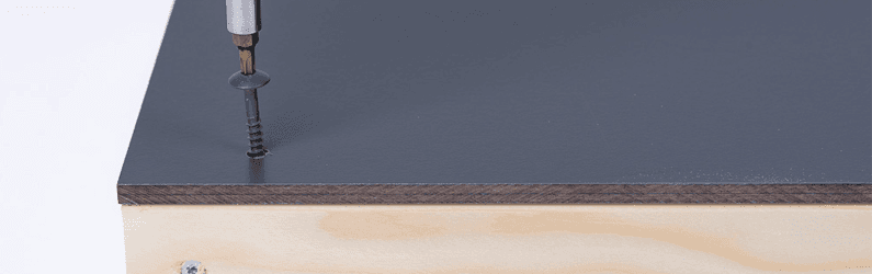 trespa bevestigen schroef