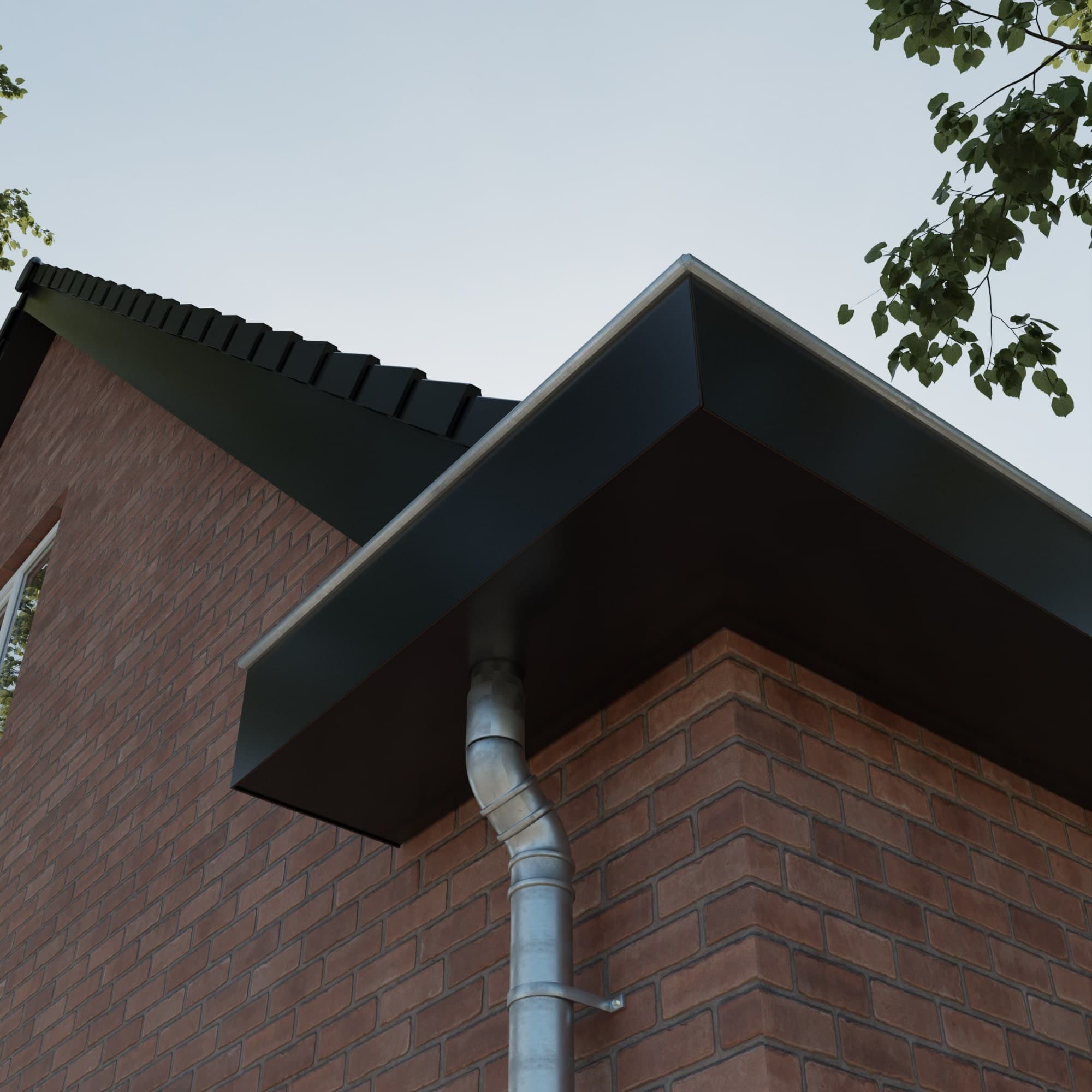 HPL zwart structuur 6 mm