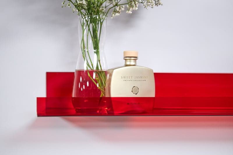 woondecoratie ideeën fotoplank rood maken