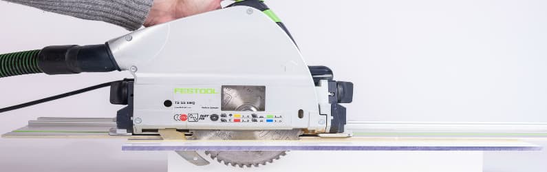 zagen polycarbonaat met cirkelzaag