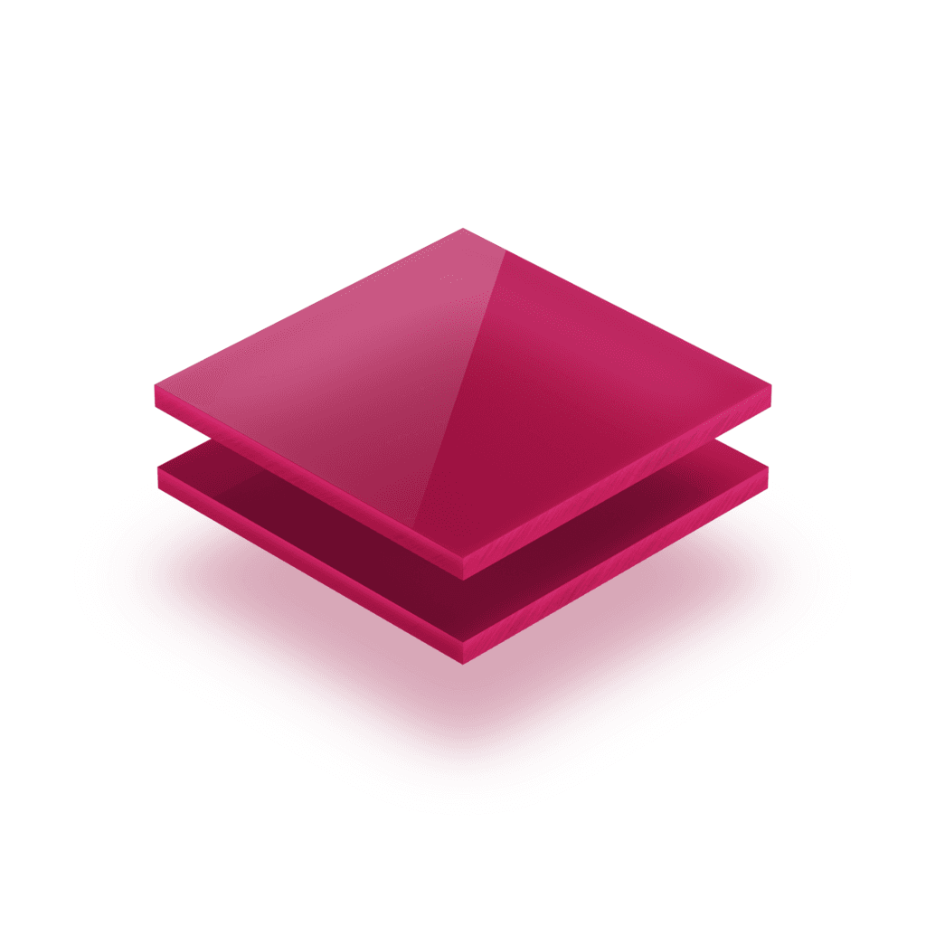 Acrylglasplatte opal Magenta