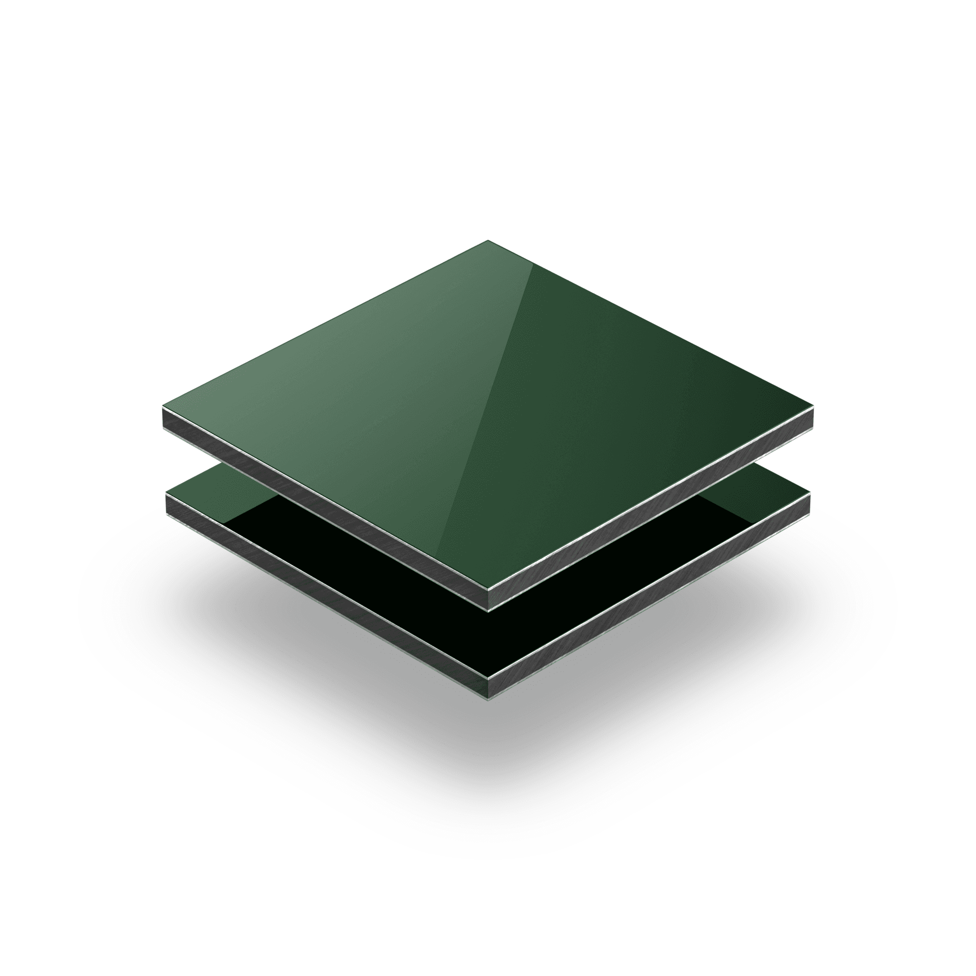 Alupanel donkergroen RAL 6005
