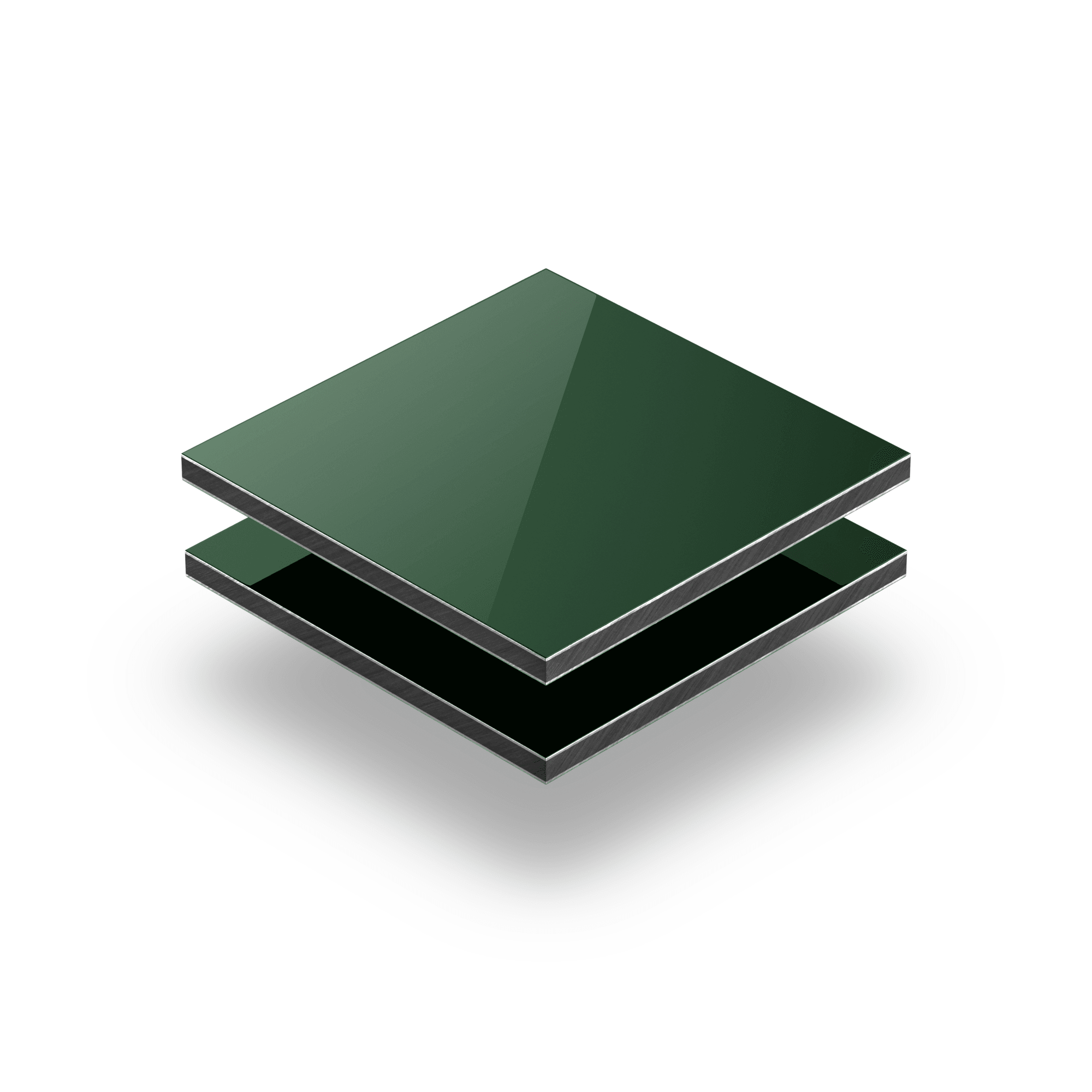 Alupanel donkergroen RAL 6005