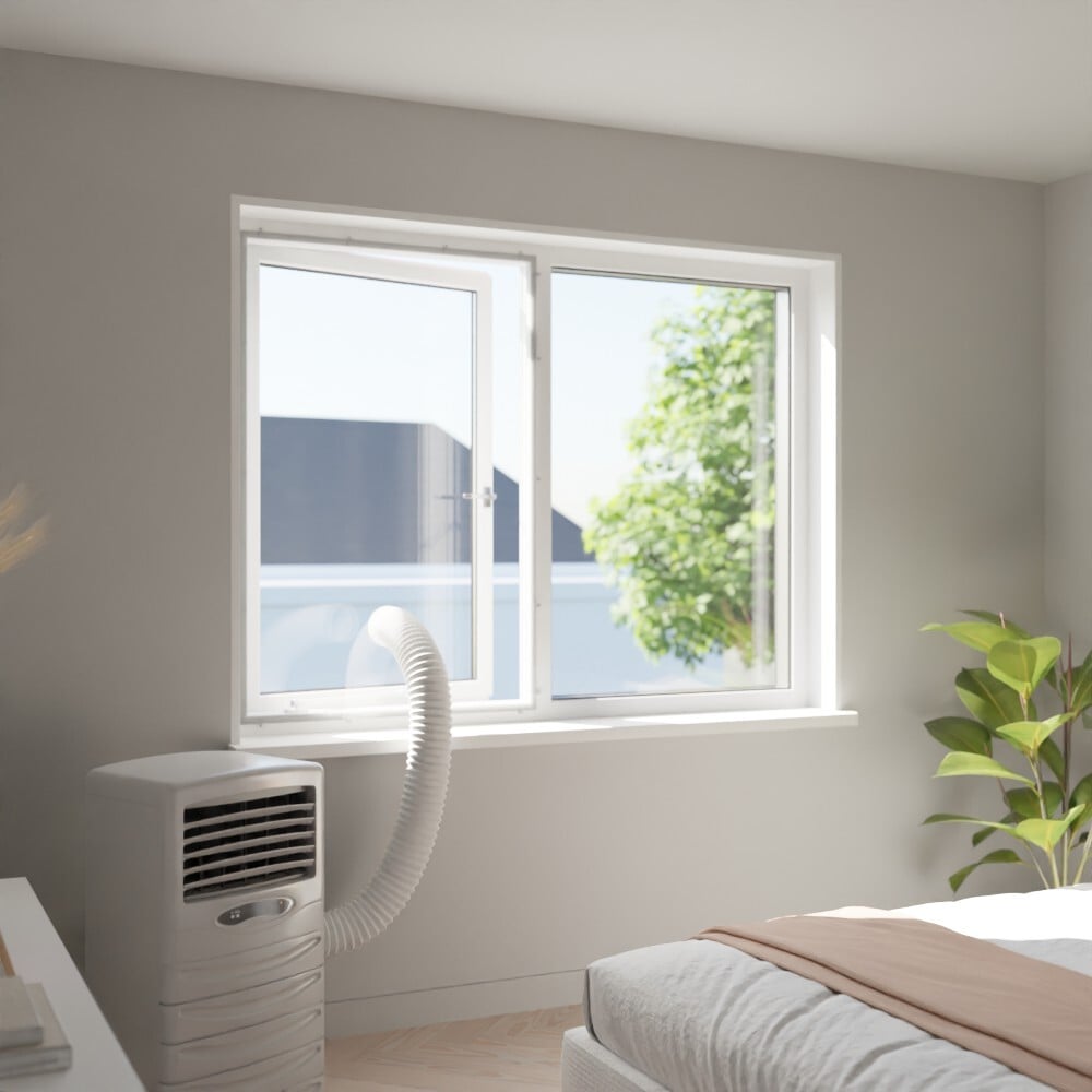 Draairaam Knevels raamafdichting airco