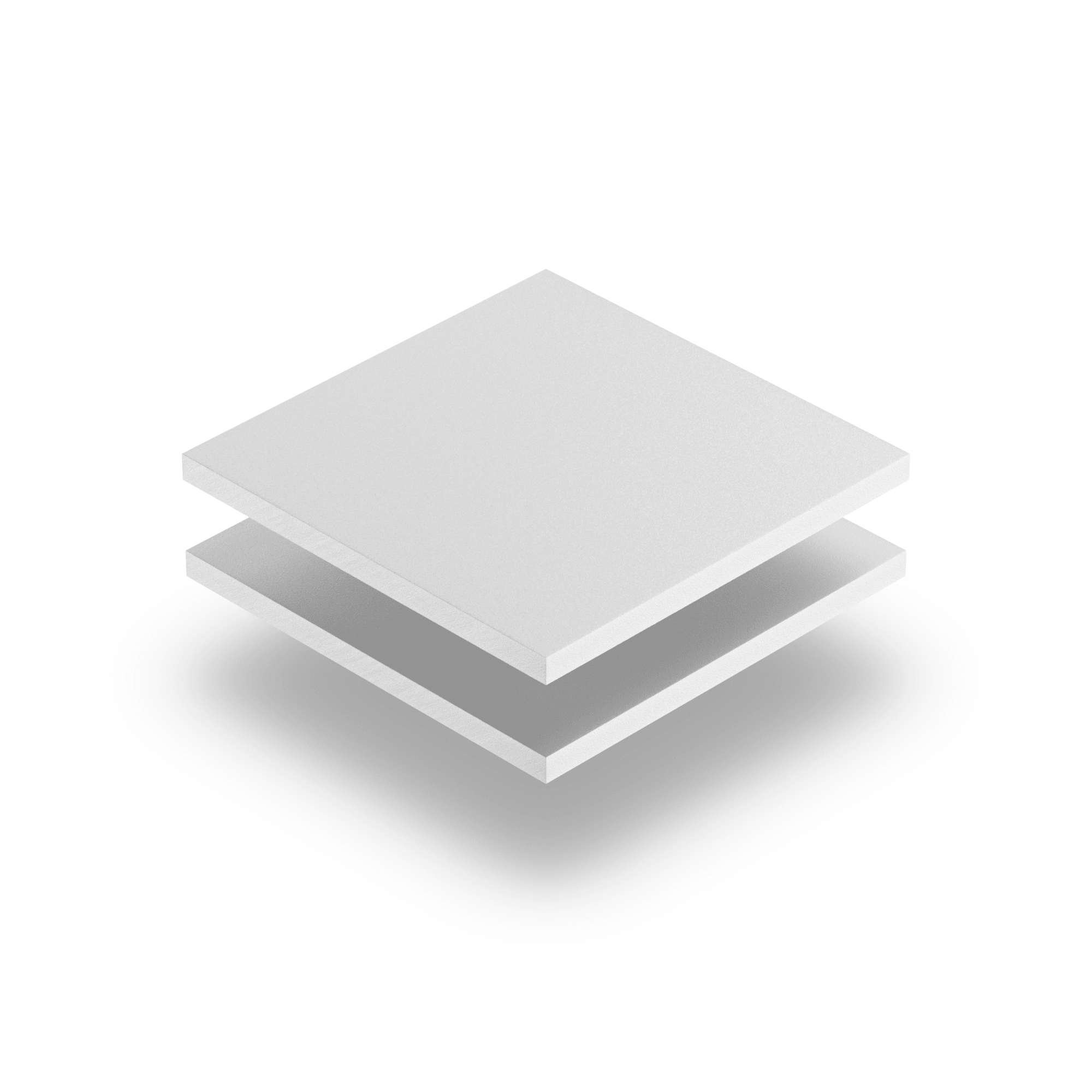 Forex PVC plaat wit