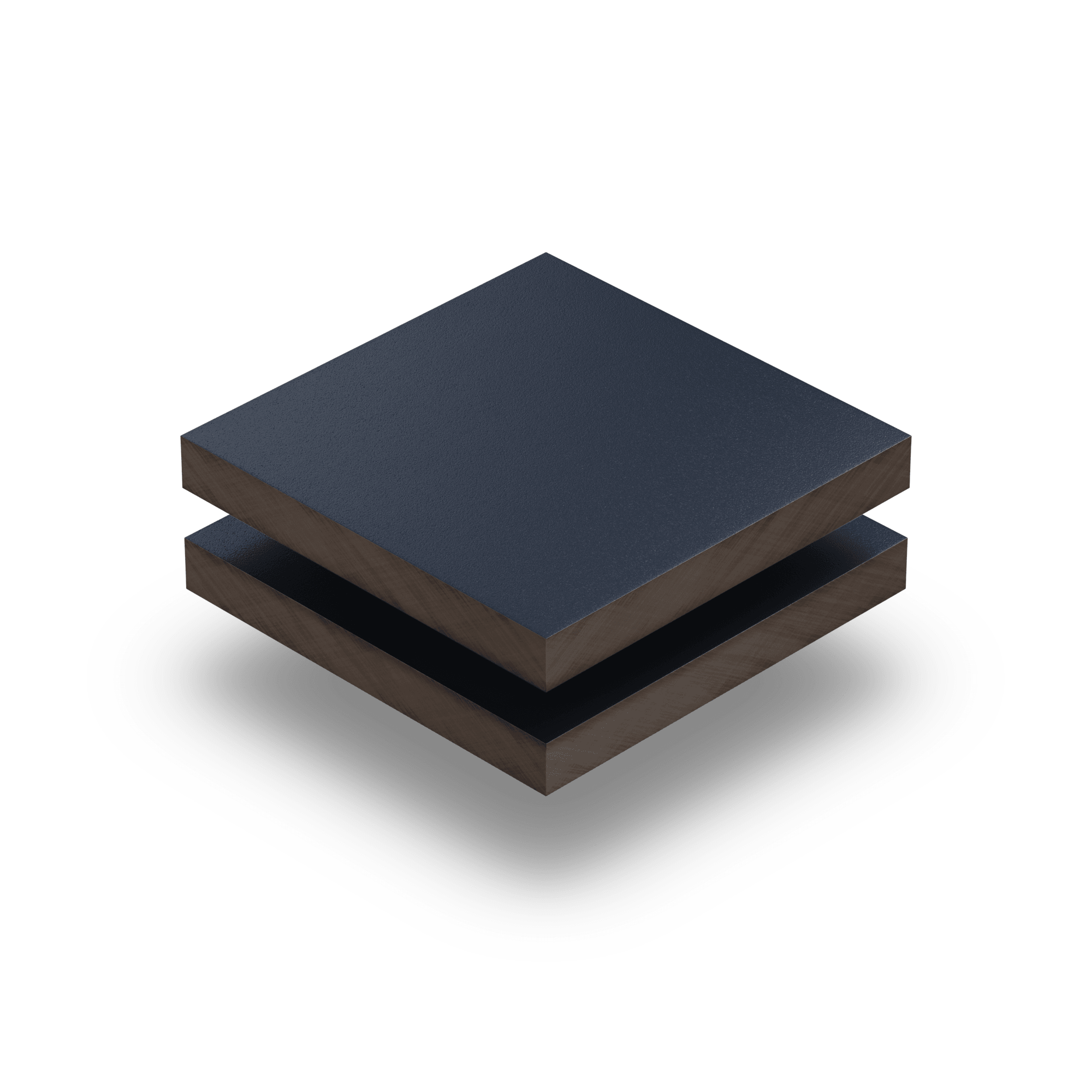 HPL staalblauw structuur 6 mm RAL 5011