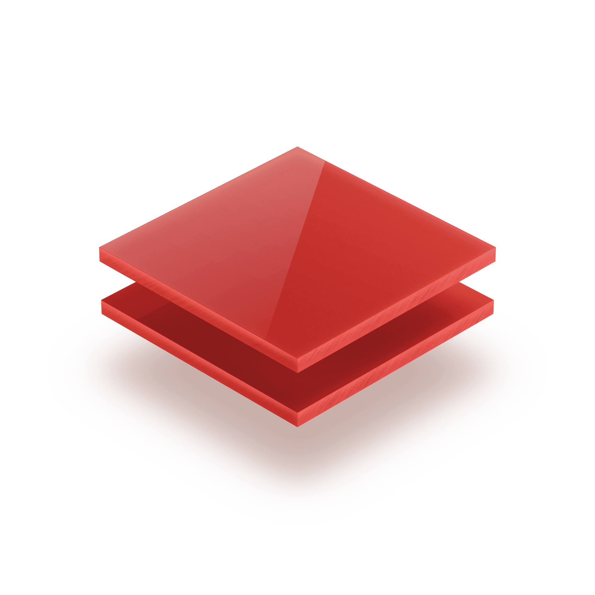 Plexiglas opaalrood