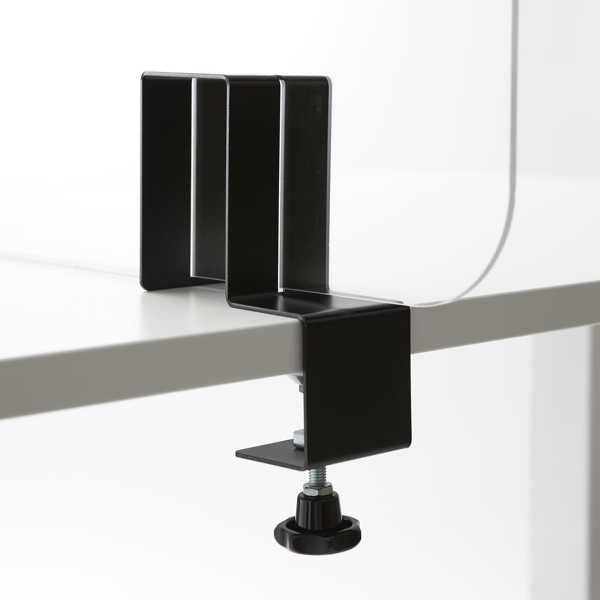 Beugel met schroefklem voor plexiglas