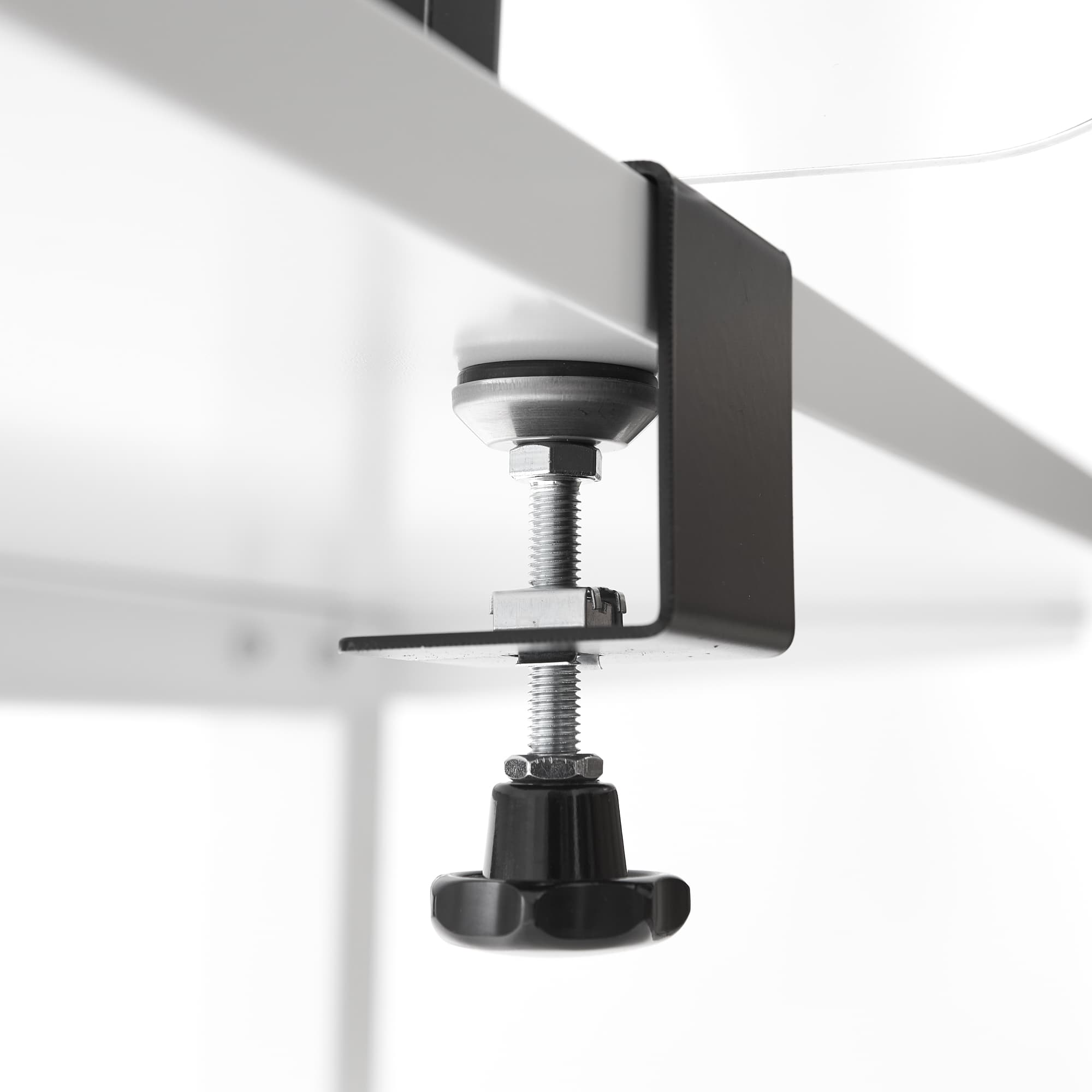 Beugel voor plexiglas met schroefklem