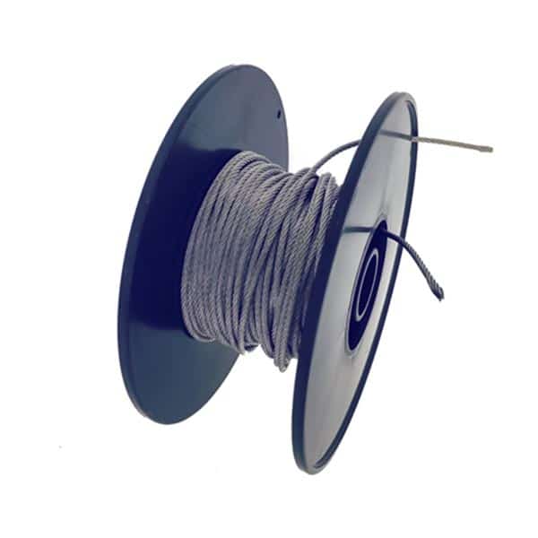 RVS draad - ophangsysteem plexiglas scherm