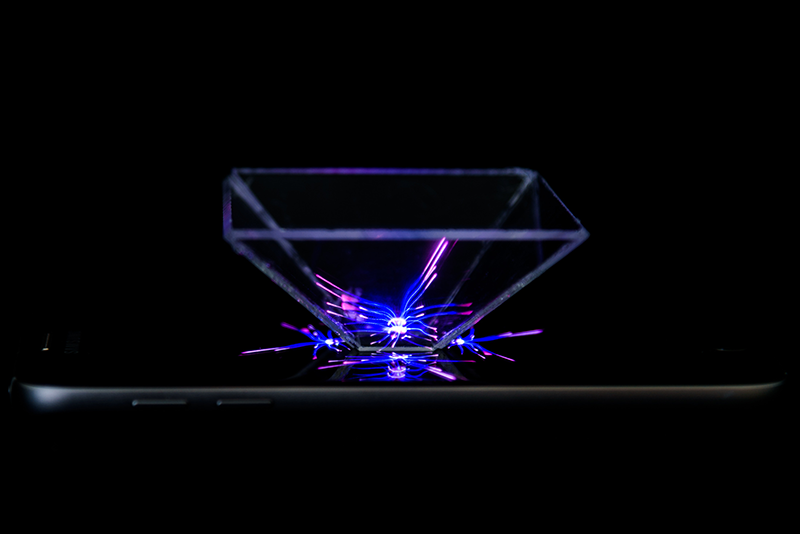 Hologram maken van Plexiglas
