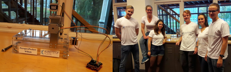Studenten TU Delft bouwen zelf een CNC-graveermachine