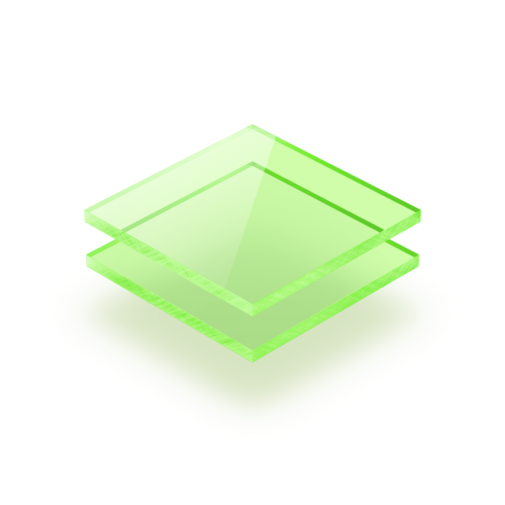 Plexiglas fluor groen