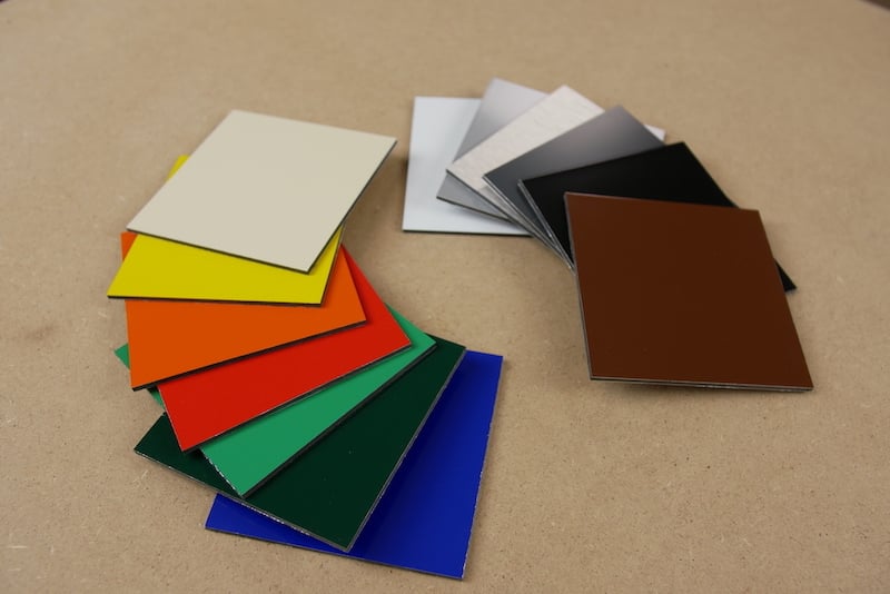 Dibond alupanel kleuren