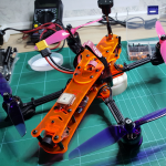 Race drone behuizing van plexiglas