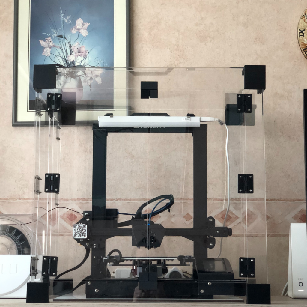 3D printer behuizing van plexiglas