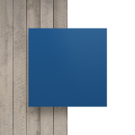 Voorkant letterplaat blauw mat