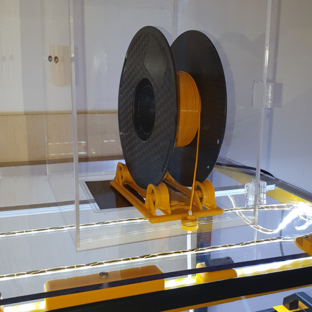 Ombouw voor 3D-printer van transparant plexiglas