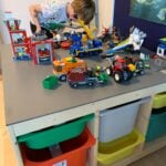 Lego-tafel met HPL tafelblad