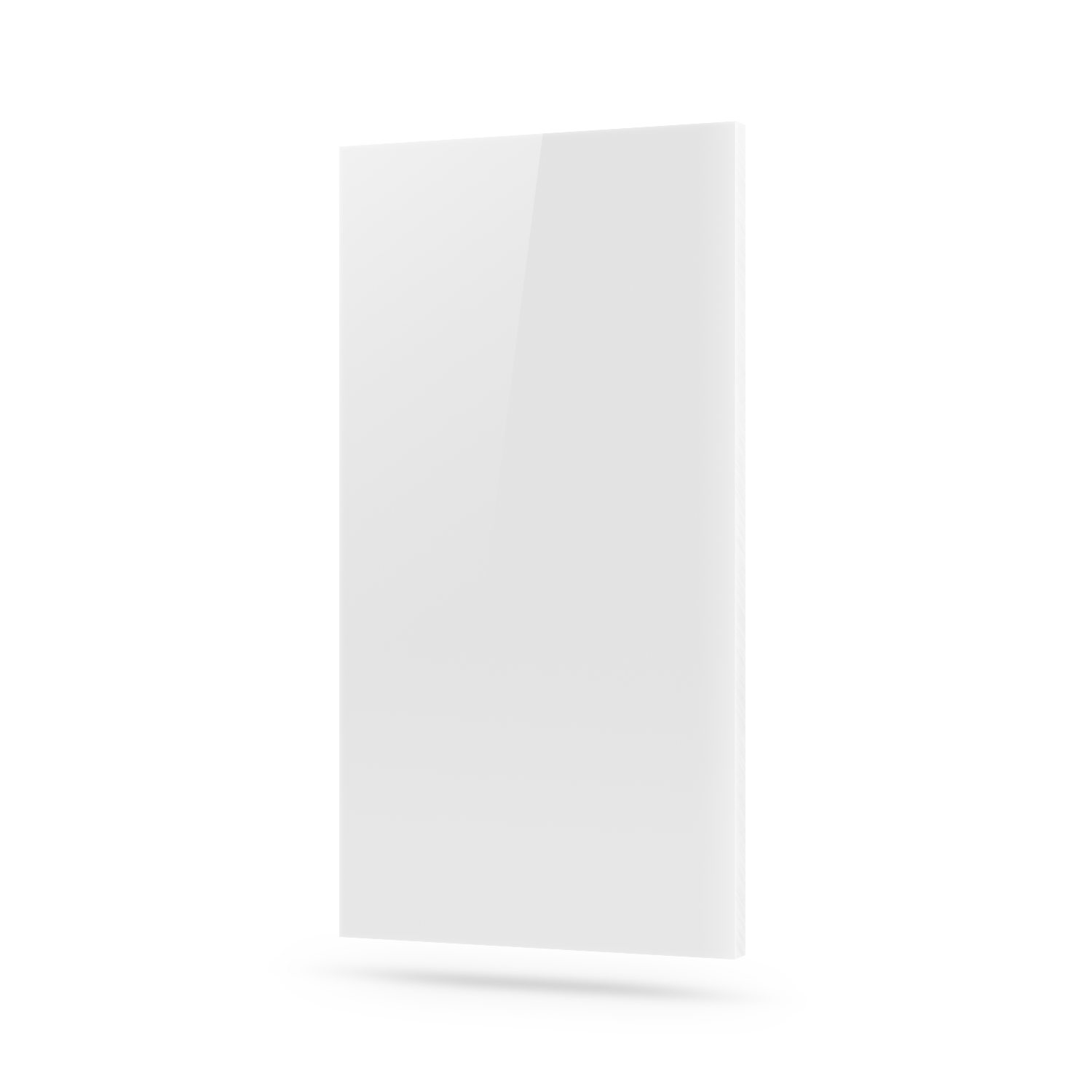 Wandpaneel Plexiglas Sanitair Wit Glanzend 4 mm