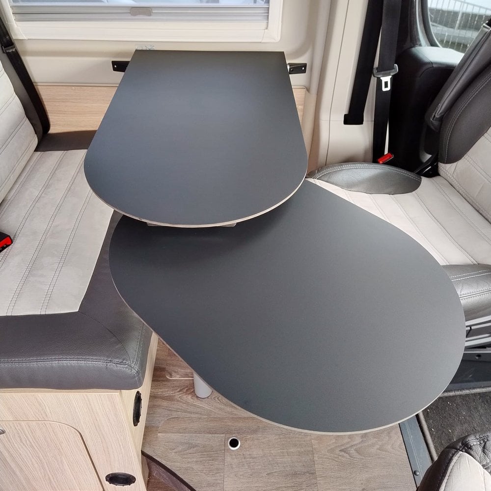 Slimme draaitafel met HPL Trespa platen