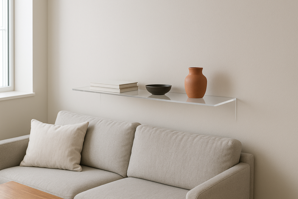 Plexiglas wandplanken in iedere vorm en kleur | Kunststofplatenshop.nl