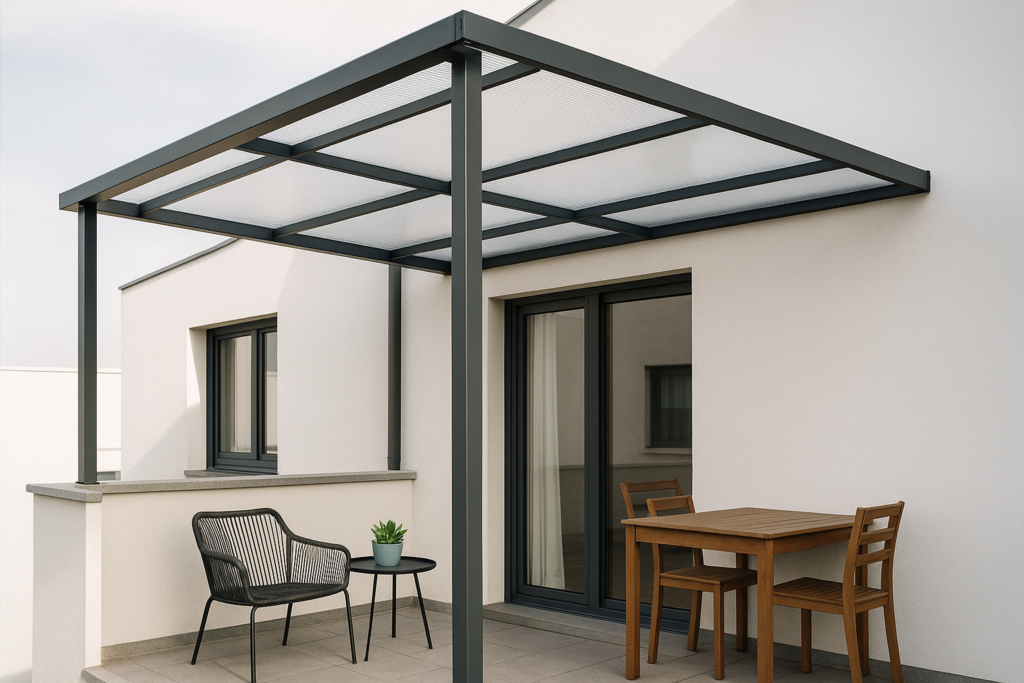 Balkonoverkapping | Volledig op maat met kunststof platen